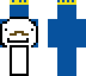 blue dream with crown and mustache