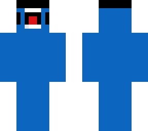blue screaming man