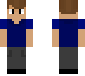 boy with blue shirt