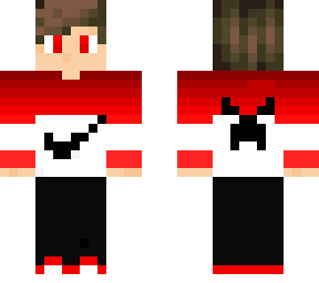 boy with red shirt