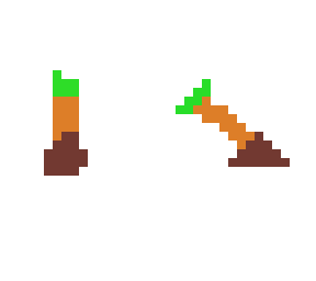 carrot in a poop