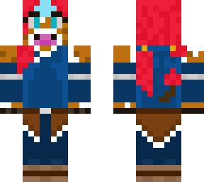 cow-girl avatar water tribe