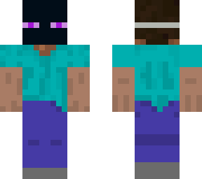 enderman mask steve