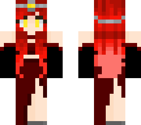 friend oc! red hair fallen angel!
