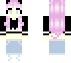 girl with lavender hair