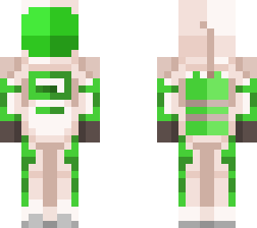 green astronaut