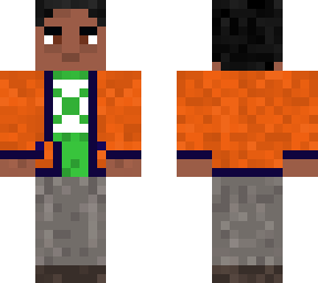 green lantern shirt with orange jacket