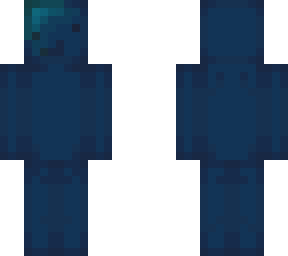 hombre azul