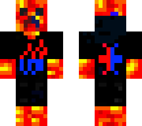 its preston but hes blue and red?!