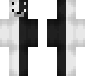 normal black and white bear