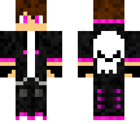 purple skull boy hoodie