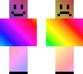 rainbow something skin