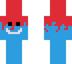red and blue