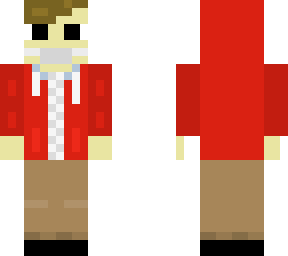 red jacket with mask