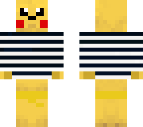striped shirt pikachu
