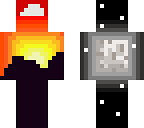 sunset sun & midnight moon