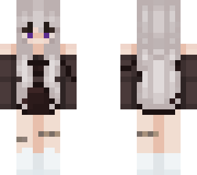 white purple eyed girl