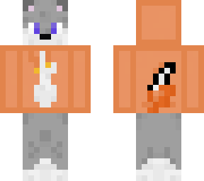 wolf in a fox hoodie (fixed shading!)