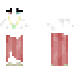 base with clothes, eyes, necklace and earrings