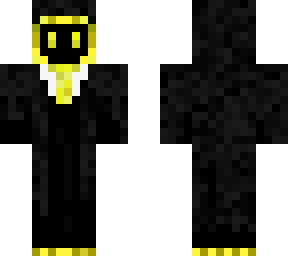 black and yellow desert skin with suit