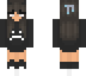 black clothed e-girl