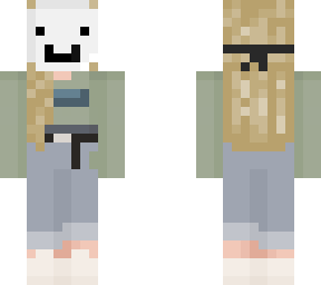 blonde happy mask :