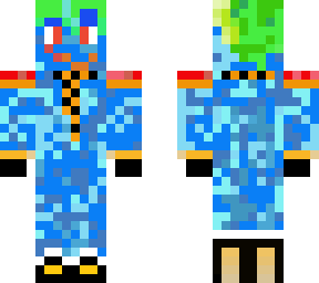 blue man