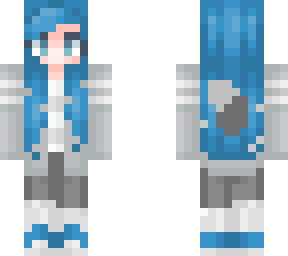 blue wolf girl