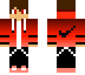 boy with red hoodie