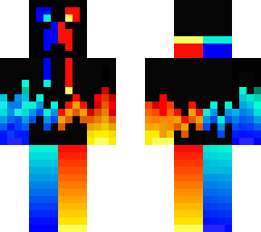 cool ice and fire gamer creeper