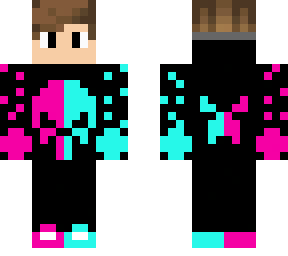cool pink and blue boy