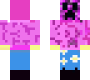creeper human with hoodie