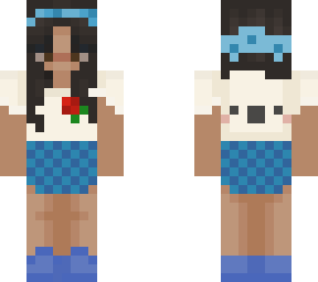 custom blue girl