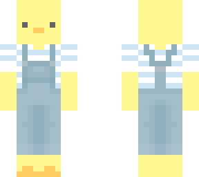 duck with overalls