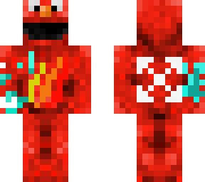 fire elmo (original elmo by neymarrbread