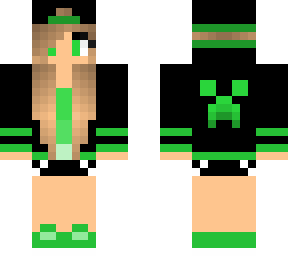 girl in creeper hoodie