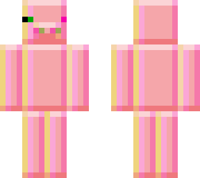 glitched blocky pig