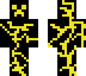glowing cracked creeper