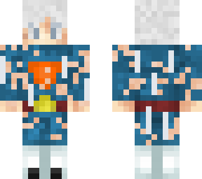 Grand Priest Goku Ultra Instinct | Minecraft Skin