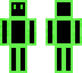 green outline