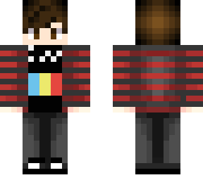 jeremy in a red jacket and eminem shirt (from be more chill)