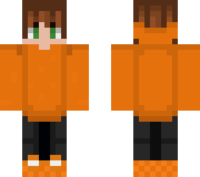 orange hood man