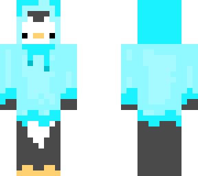 penguin in a sweatshirt