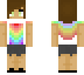 rainbow girl (collab with @loveflamingos)