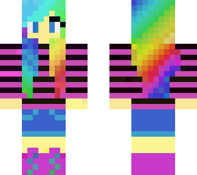 rainbow girl
