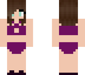 short hair(brown) bikini