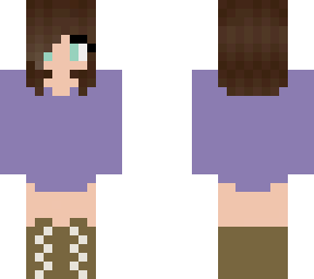 short hair(brown) summer dress girl