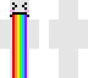 throwing up rainbow