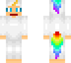 unicorn onsie boy version (with blue/cyan hair)