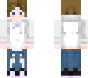 white hoodie